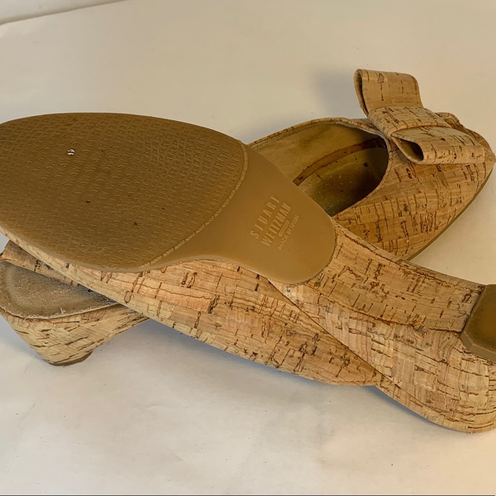 (7) Stuart Weitzman - Lovecandy cork sandals - Picture 3 of 4
